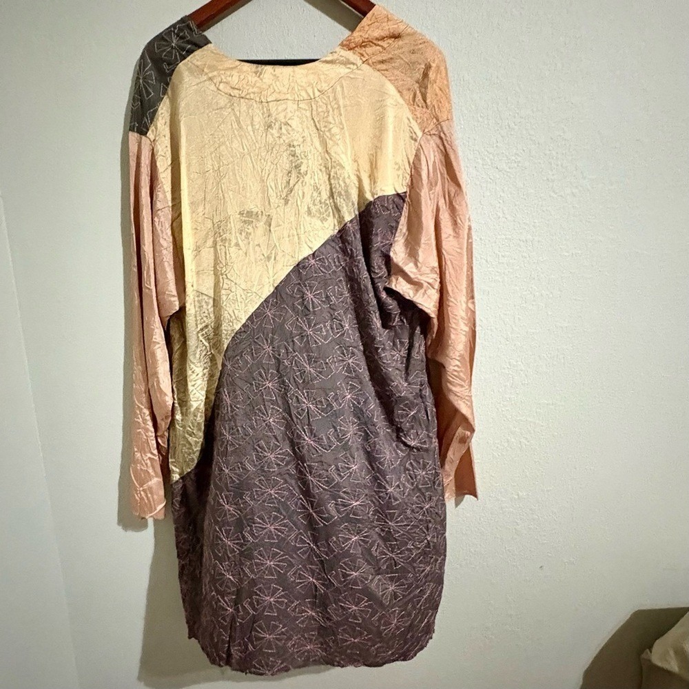 Oversized 90s Staley Gretzinger Patchwork Tunic J… - image 7